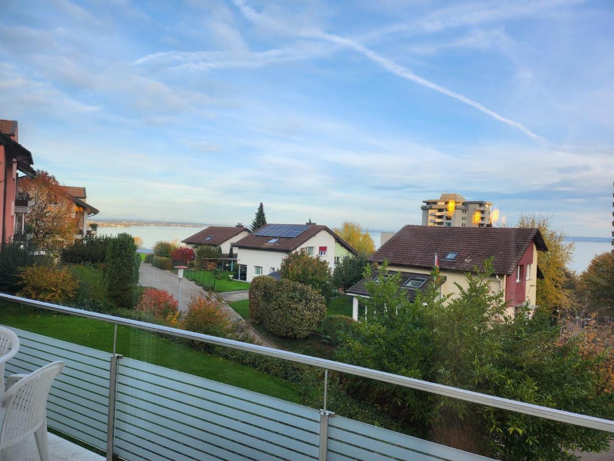 Ferienwohnung Am Bodensee Mit Seesicht Und Wellness Rorschacherberg Exterior foto