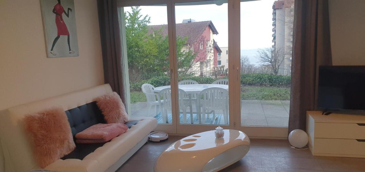 Ferienwohnung Am Bodensee Mit Seesicht Und Wellness Rorschacherberg Exterior foto